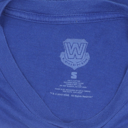 WWE British Bulldog Men's Blue T-Shirt Size S