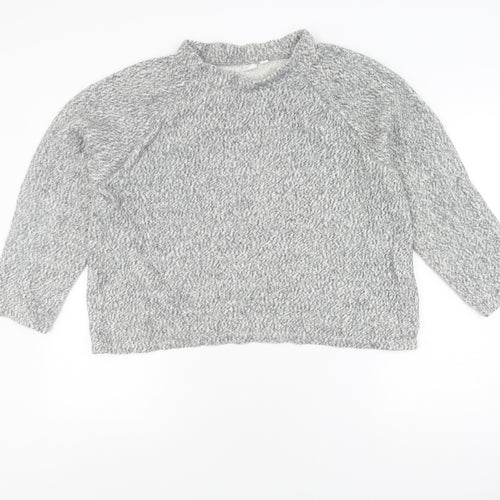 Gap Women's Grey Knit Sweatshirt Size 12
