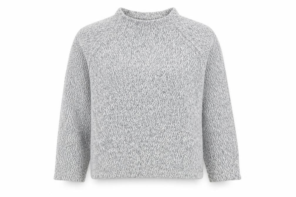 Front view of Gap Women's Grey Knit Sweatshirt, size 12
