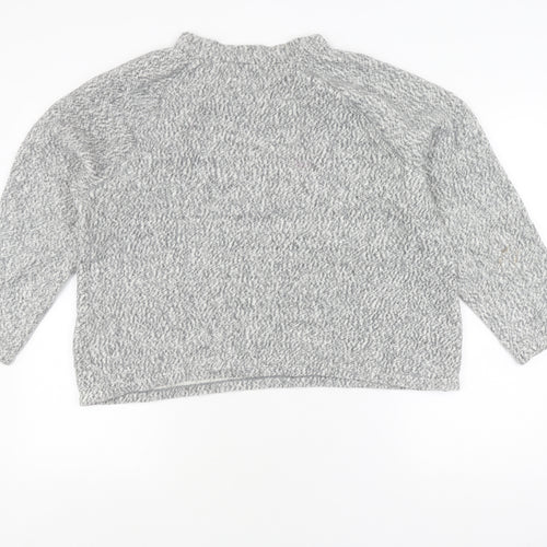Gap Women's Grey Knit Sweatshirt Size 12
