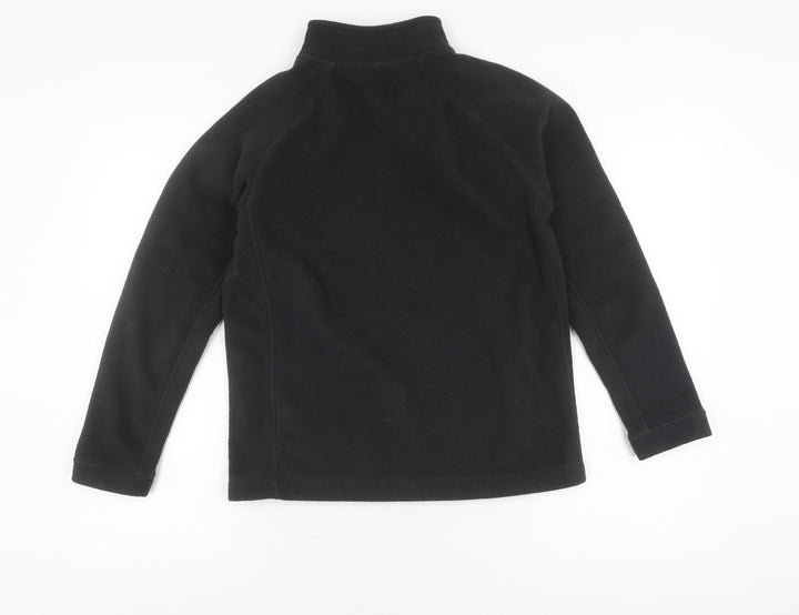 Marks and Spencer Black Girls Fleece Jacket 12-13 Years