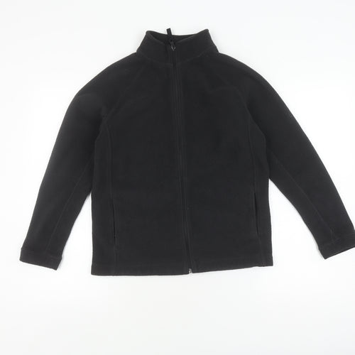 Marks and Spencer Black Girls Fleece Jacket 12-13 Years
