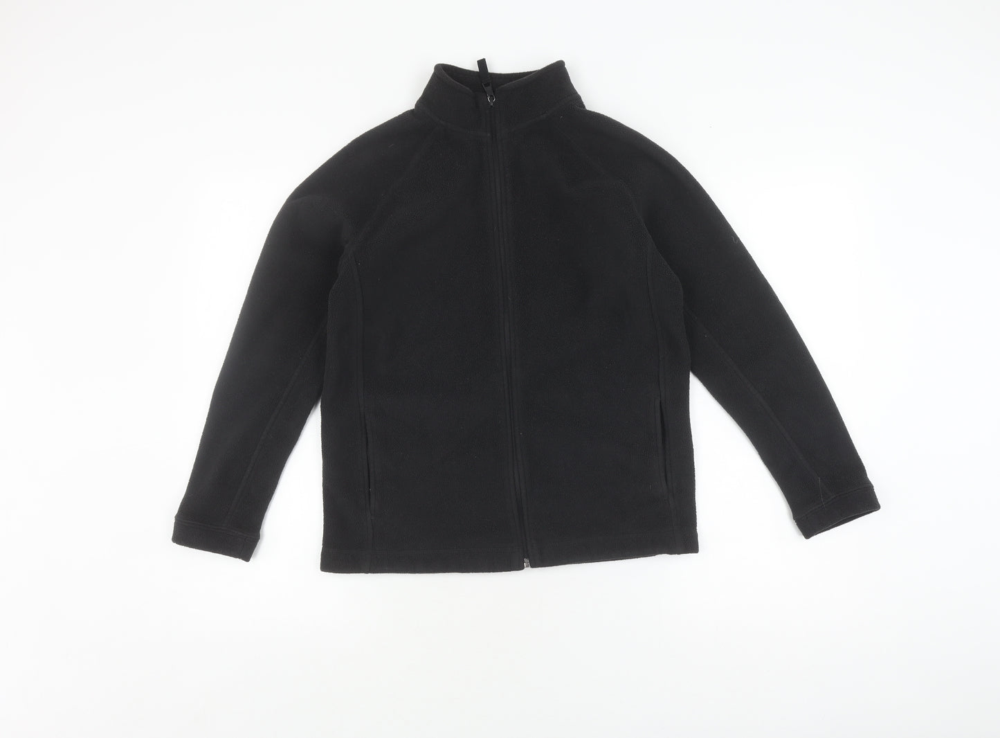 Marks and Spencer Black Girls Fleece Jacket 12-13 Years