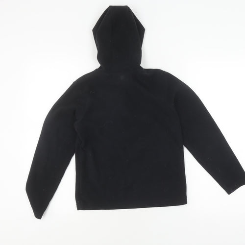 Mountain Warehouse Girls Black Fleece Hoodie 9-10 Years