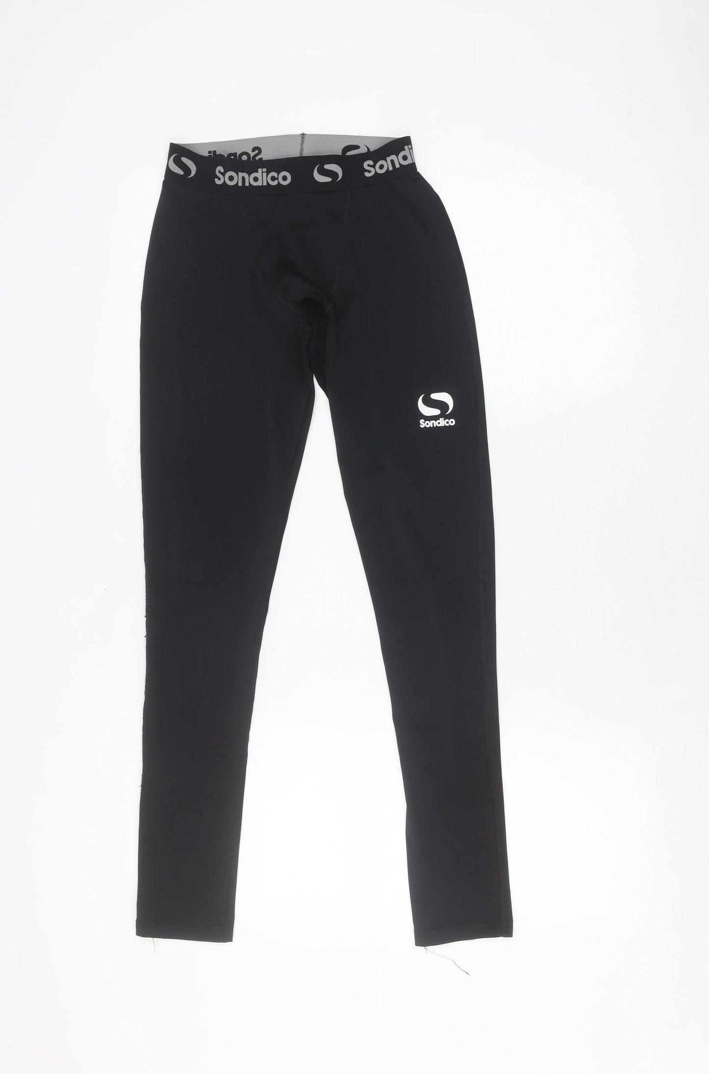 Sondico Boys Black Compression Leggings 13 Years