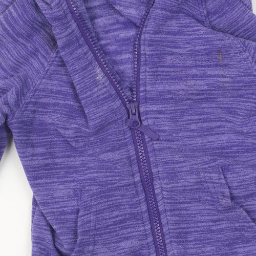 Mountain Warehouse Girls Purple Hooded Jacket, Size 4Y