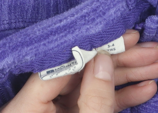 Mountain Warehouse Girls Purple Hooded Jacket, Size 4Y