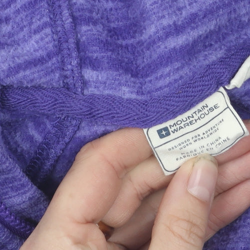 Mountain Warehouse Girls Purple Hooded Jacket, Size 4Y