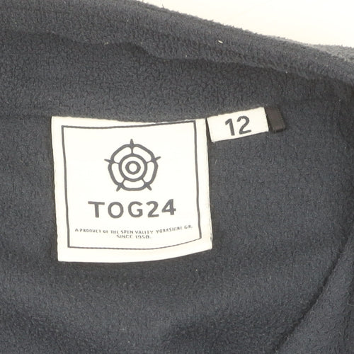 TOG24 Women's Blue Fleece Sweatshirt Size 12