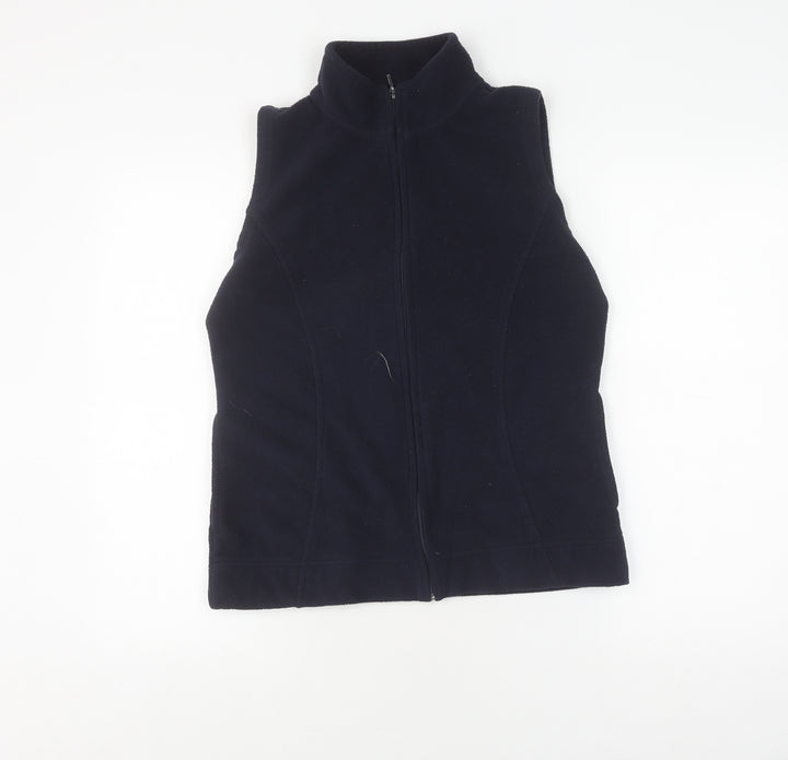 EWM Women's Blue Sleeveless Waistcoat, Size S