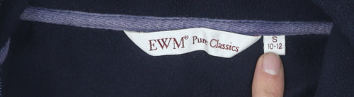 EWM Women's Blue Sleeveless Waistcoat, Size S