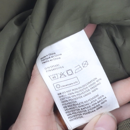 H&M Green Bomber Jacket for Girls 11-12 Years