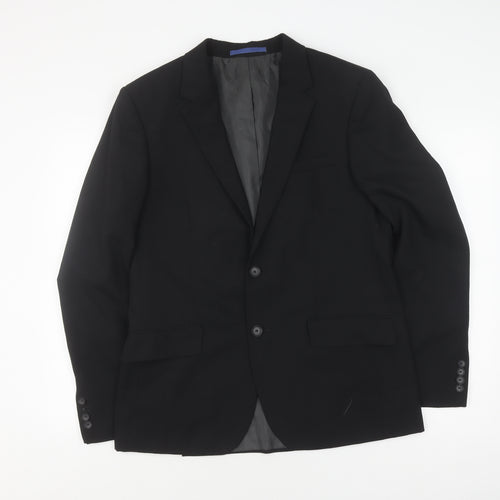 Marks and Spencer Men's Black Blazer, 40R, Formal