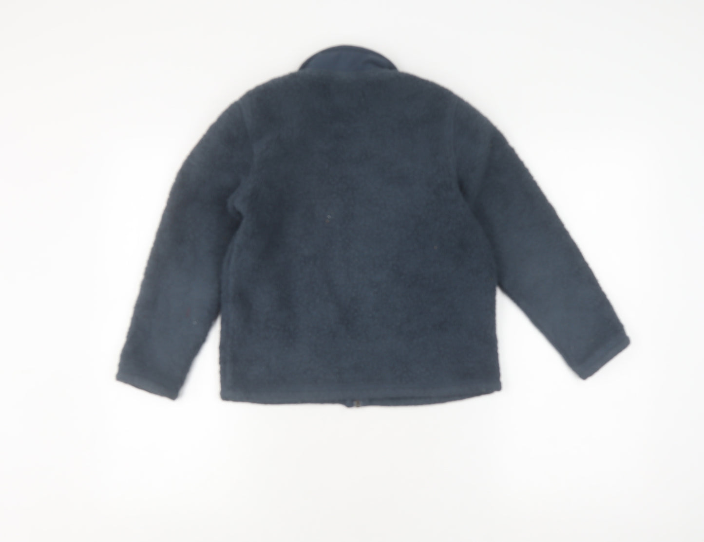 32 Degrees Boys' Blue Fleece Jacket, Full Zip, Size 7-8, Winter Warm