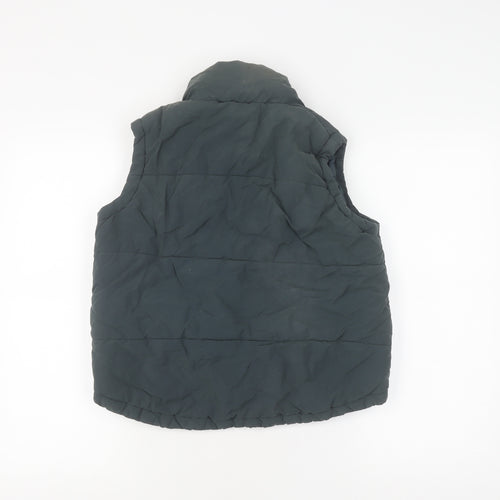 Jackpot Grey Women's Waistcoat Size 0 Zip Classic Style
