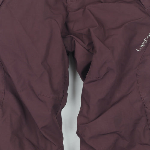 Decathlon Girls Purple Snow Pants 2-3 Years Waterproof Skiing