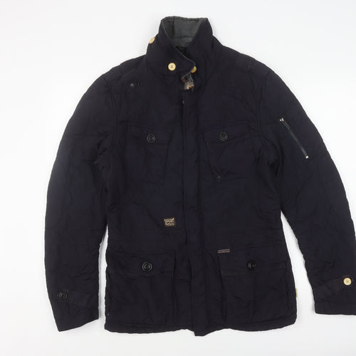 Khujo Men's Black Quilted Jacket M - Winter Essential