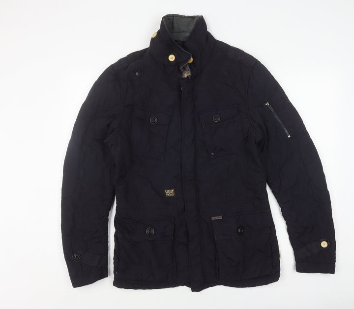 Khujo Men's Black Quilted Jacket M - Winter Essential