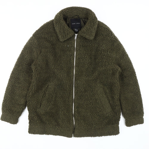 New Look Women’s Green Zip-Up Jacket - M