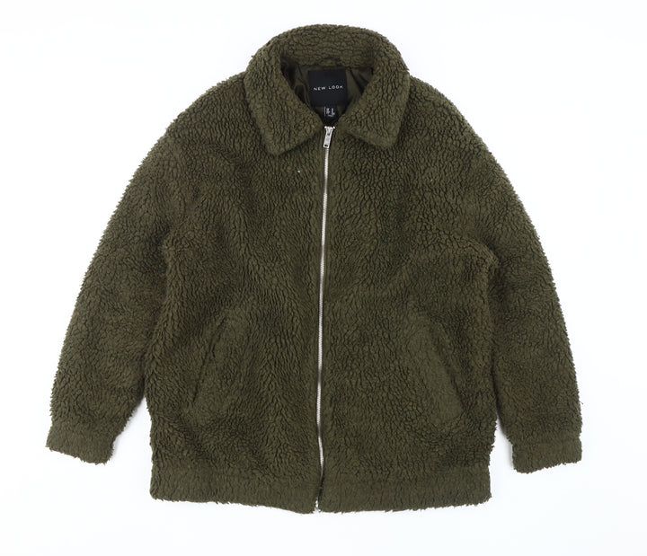 New Look Women’s Green Zip-Up Jacket - M
