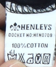 Henleys Men's Black University Graphic T-Shirt Size L