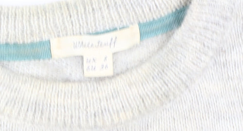 White Stuff Women's Ivory Polka Dot Pullover Jumper XS