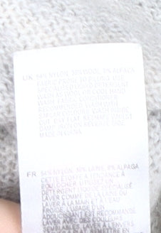 White Stuff Women's Ivory Polka Dot Pullover Jumper XS