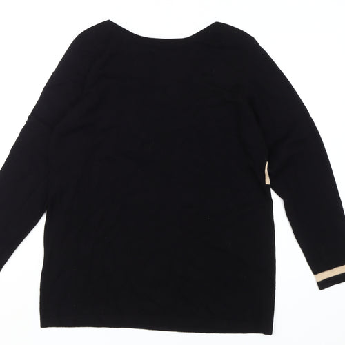 Isle Women's Multicoloured Geometric Pullover Jumper Size 18