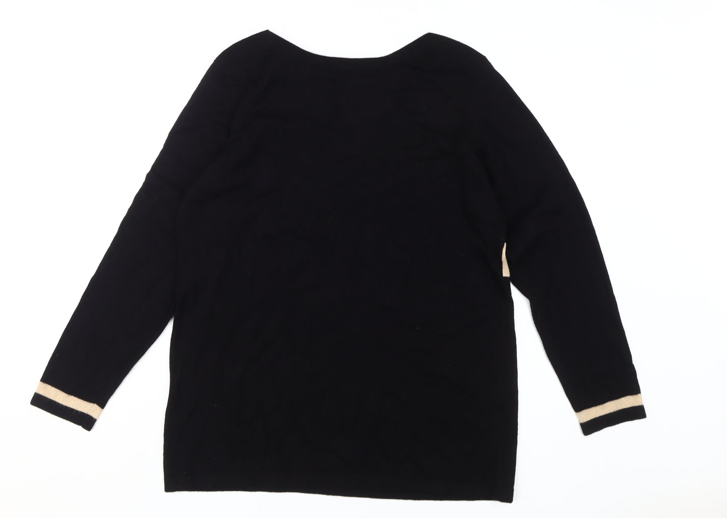 Isle Women's Multicoloured Geometric Pullover Jumper Size 18