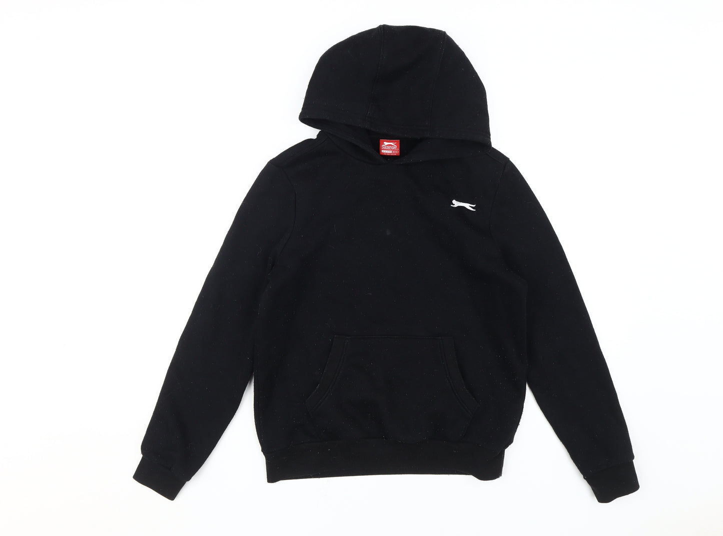 Slazenger Boys Black Pullover Hoodie 11-12 Years
