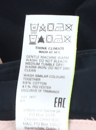 Marks and Spencer Women's Black Trousers Size 10