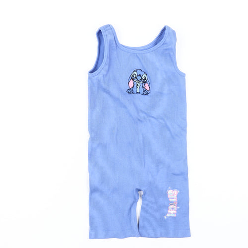 Primark Disney Stitch Women Blue Jumpsuit Small Casual