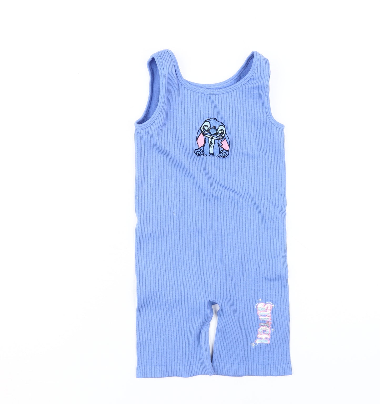 Primark Disney Stitch Women Blue Jumpsuit Small Casual