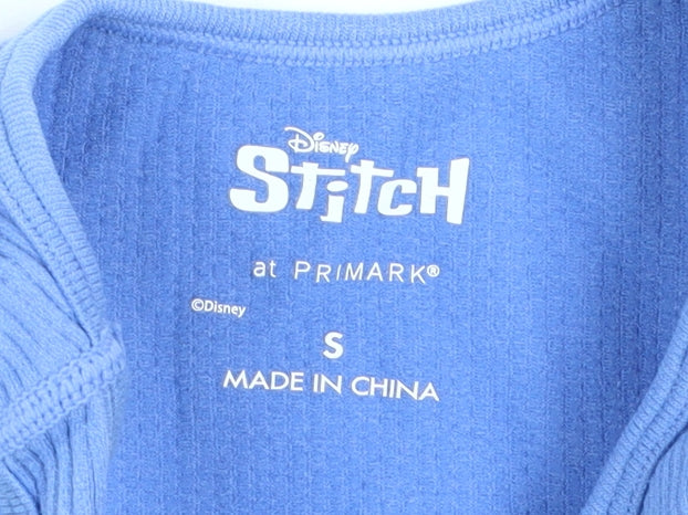Primark Disney Stitch Women Blue Jumpsuit Small Casual