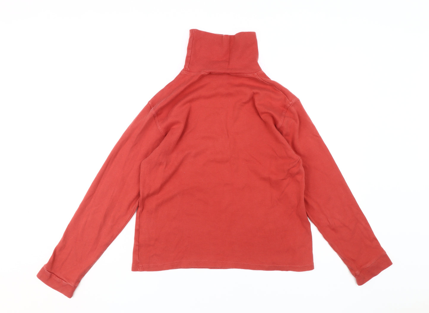 Equorian Women's Red Roll Neck Top - Size S