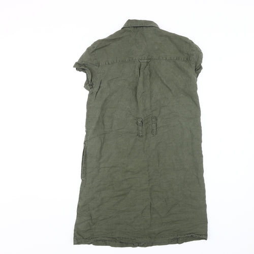 Nicole Miller Women’s Green XS Shirt Dress