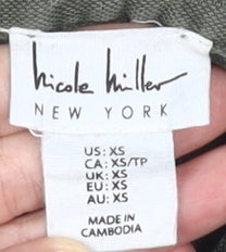 Nicole Miller Women’s Green XS Shirt Dress