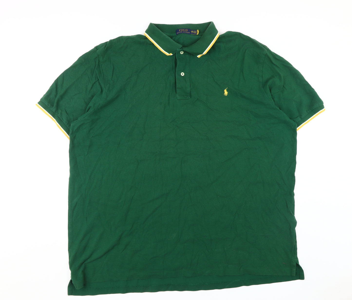 Ralph Lauren Men's Green Polo Shirt 3XL