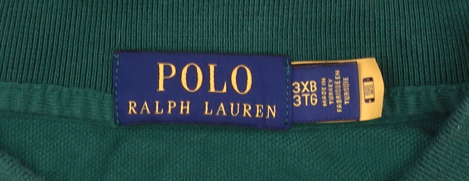 Ralph Lauren Men's Green Polo Shirt 3XL