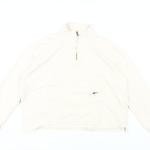 Marks and Spencer Unisex Ivory XL Pullover Sweatshirt
