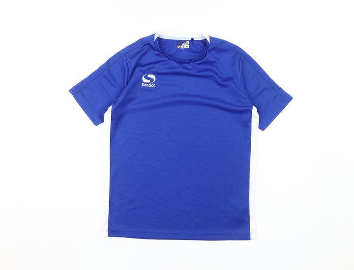 Sondico Boys Blue Football T-Shirt Age 13 Years
