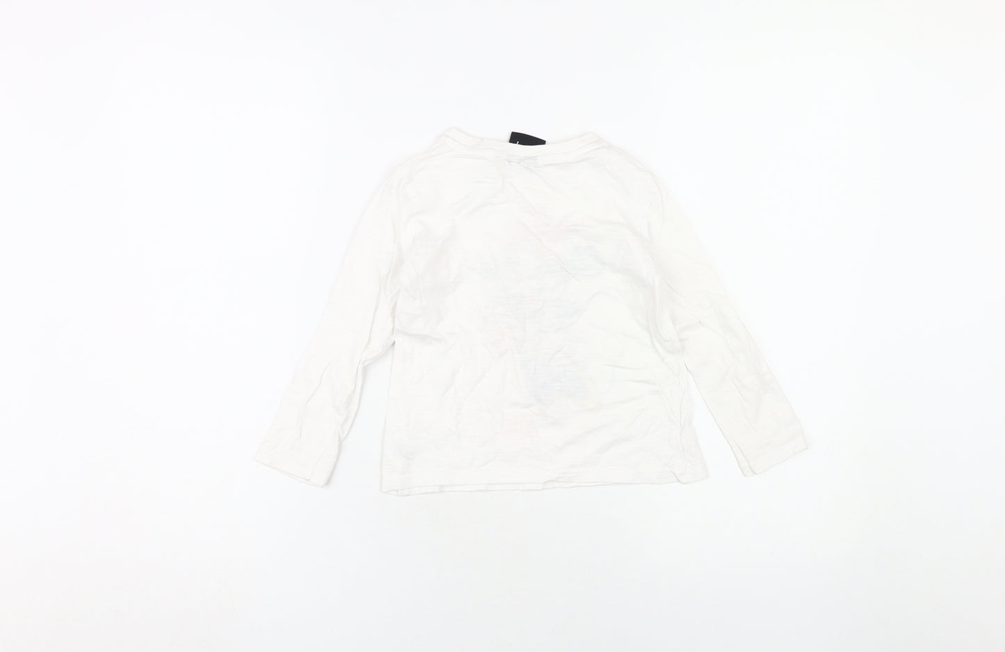 Disney Girls White Minnie Mouse Long Sleeve T-Shirt 5-6 Years