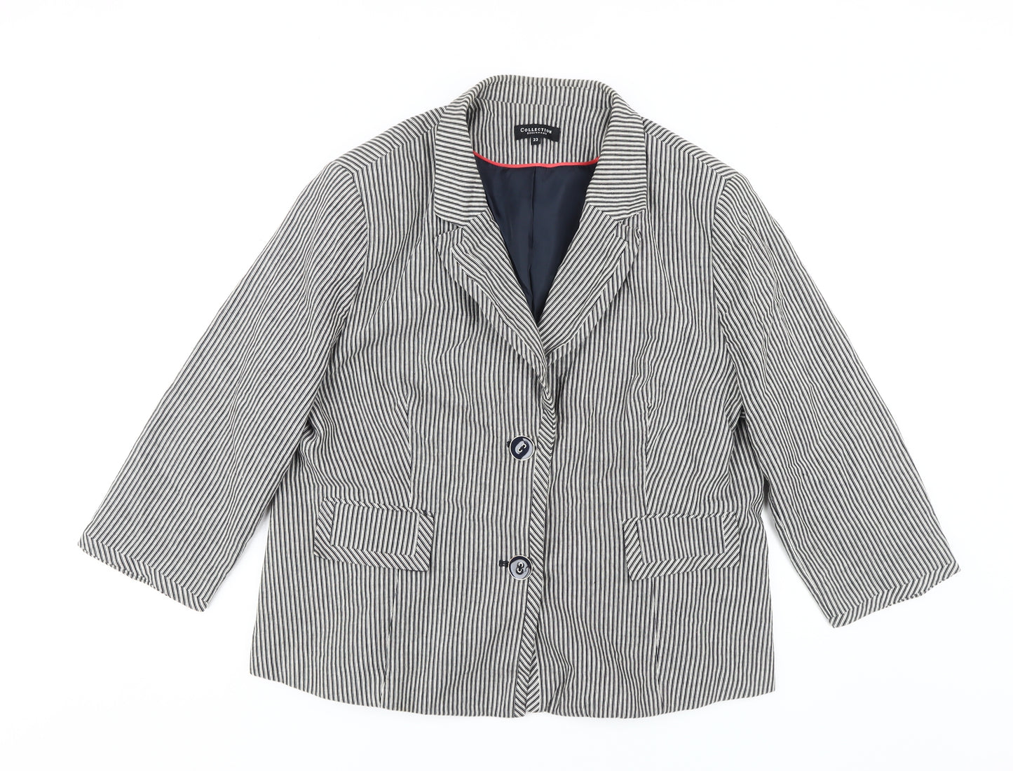 Debenhams Collection Women's Multicoloured Blazer Size 22