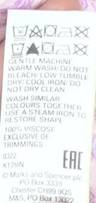 Pink Floral Marks and Spencer Teen Midi Dress Size 14