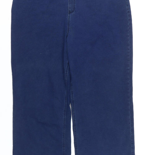 Simply Be Women's Blue Wide-Leg Jeans Size 26