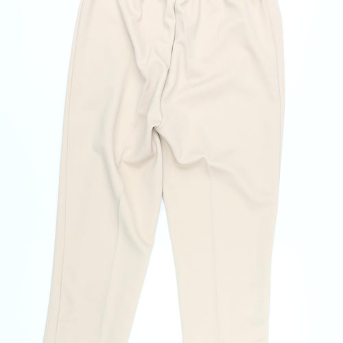Damart Women's Beige Trousers Size 18, Elastic Waist