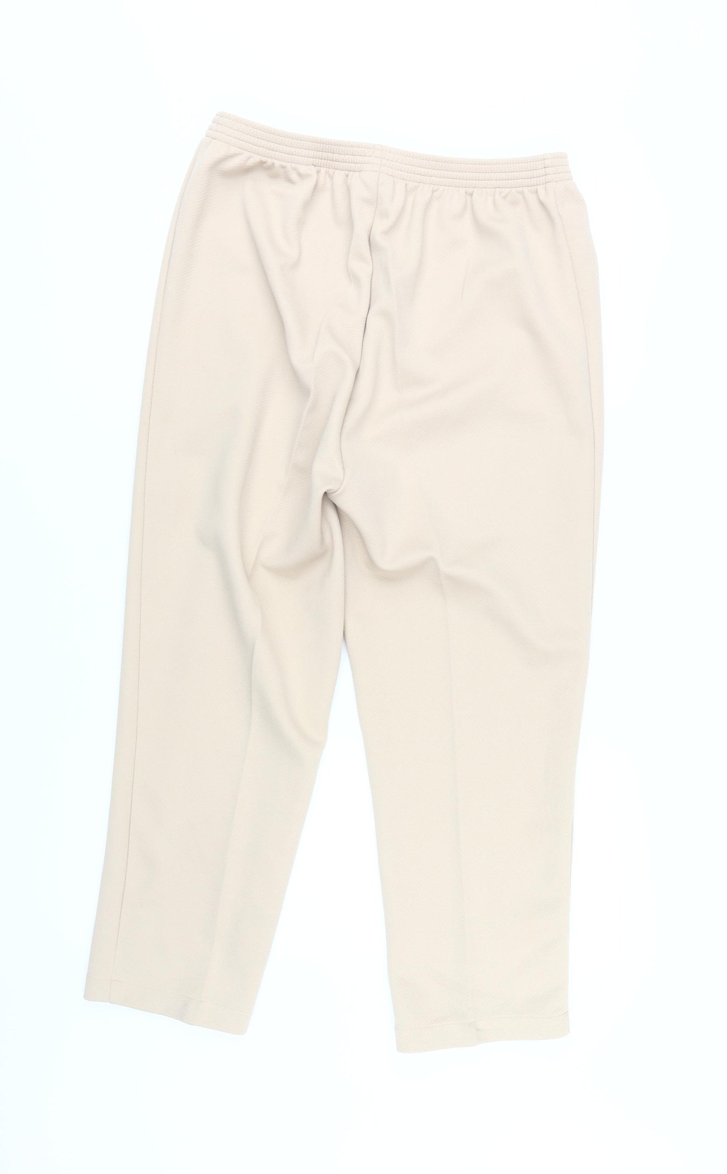 Damart Women's Beige Trousers Size 18, Elastic Waist