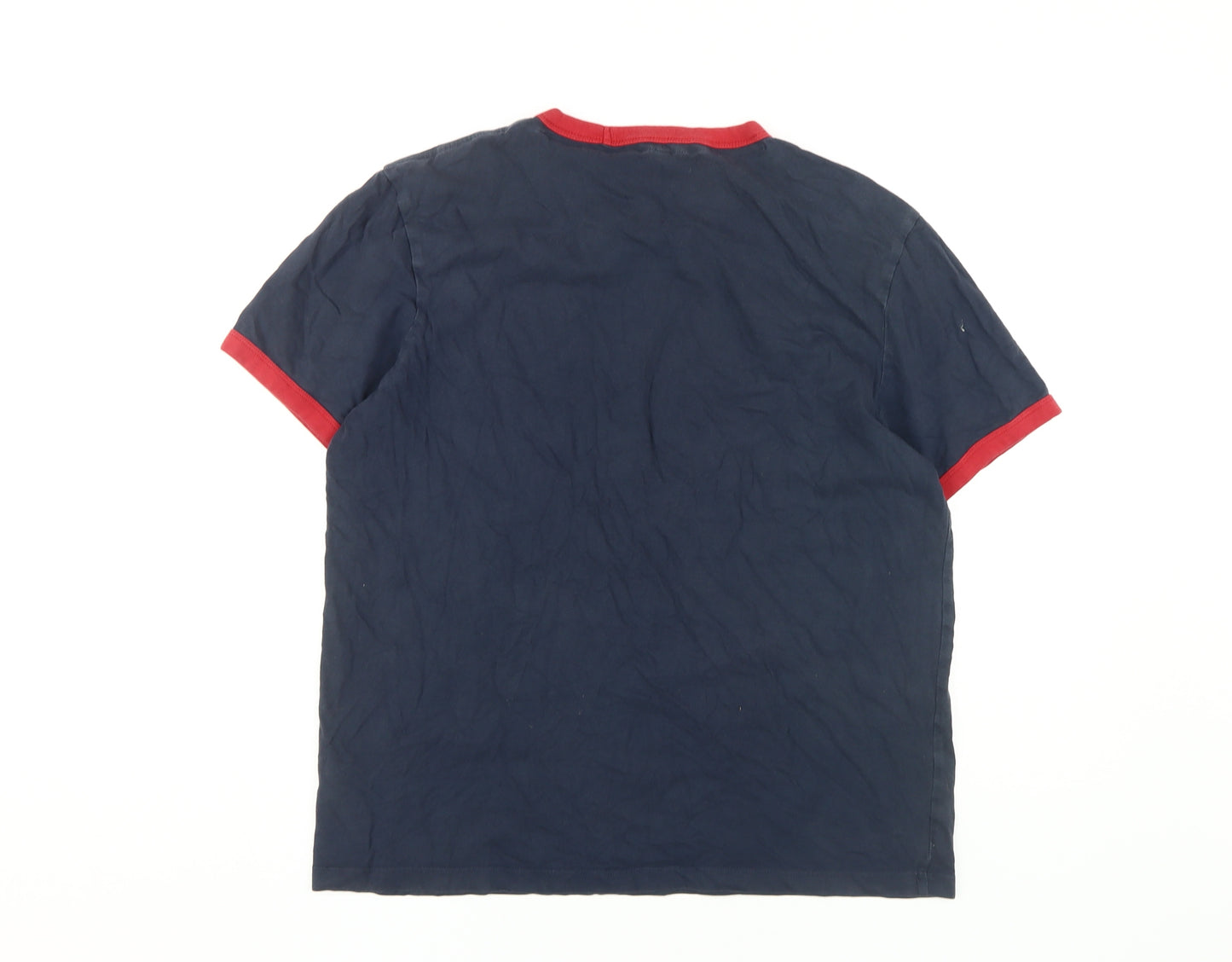Jack Wills Men's Blue Short Sleeve T-Shirt Size M