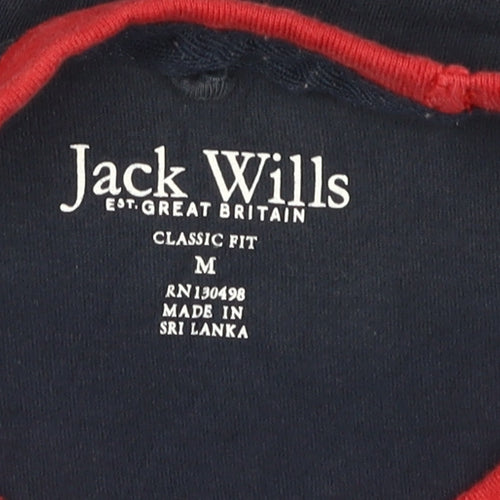 Jack Wills Men's Blue Short Sleeve T-Shirt Size M