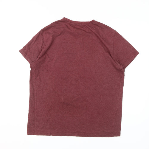 Trespass Men's Red Motorcycle Graphic T-Shirt L